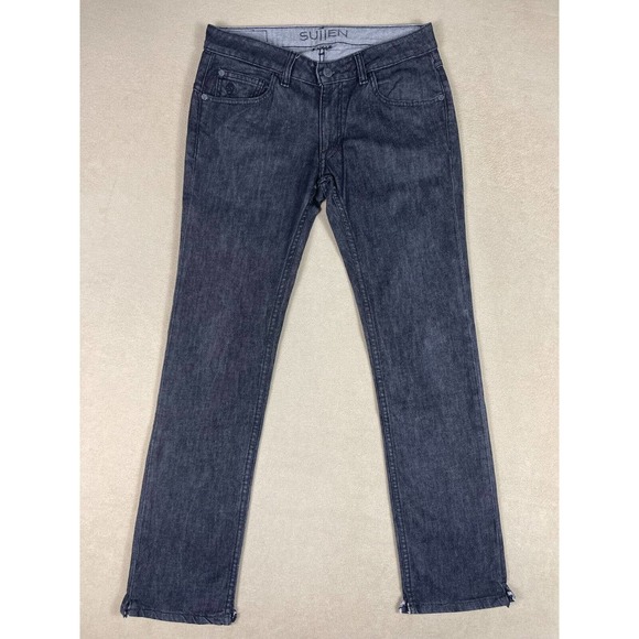 Sullen Art Collective Mens 32x33 Jeans Straight Leg Slim Fit Gray Low‎ Rise - Picture 1 of 15